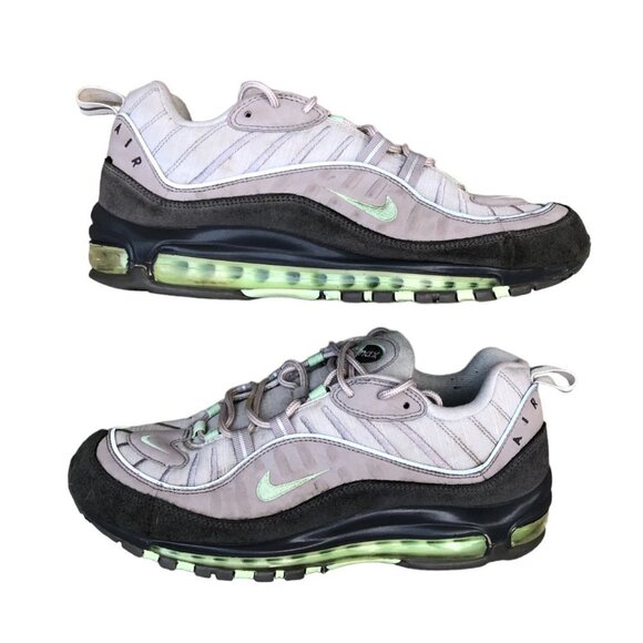 2018 Nike Air Max 98 Vast Grey Fresh Mint Size 10 - Picture 1 of 9